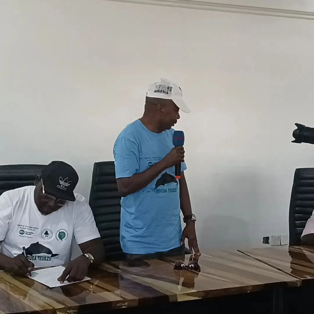Day 4 of the Atlantic Humpback Dolphin Guardians' inauguration and training involved a crucial meeting with the representative